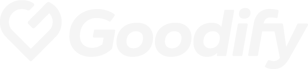 Logo Goodify. Sosteniamo l'economia del dono